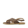 CASGITTA CROSS SANDAL - Leopard Print